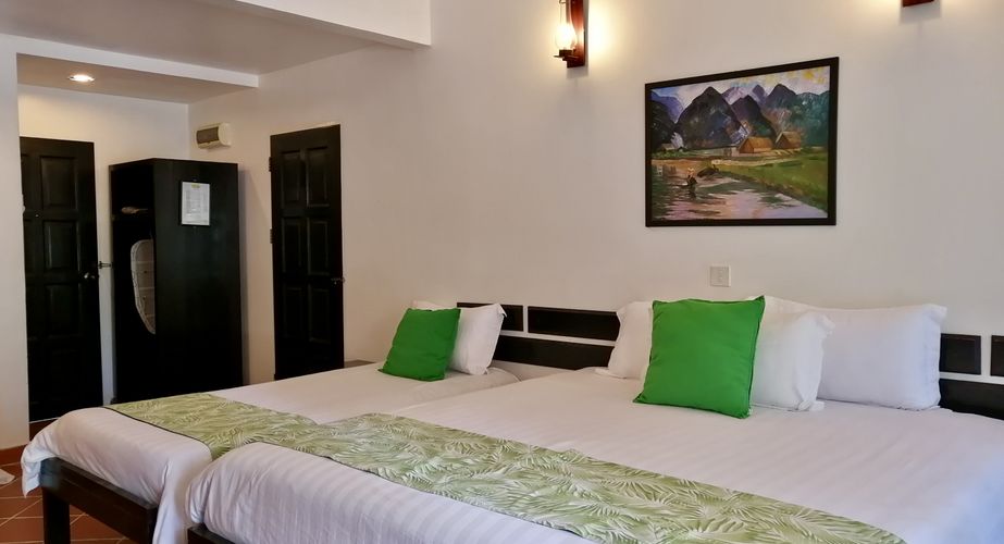 Slaapkamer voorbeeldaccommodatie Slaapkamer voorbeeldaccommodatie